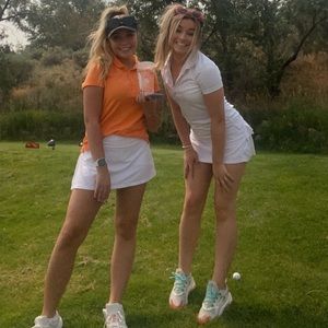 Lululemon White Tennis Skirt w/ Built-in-Shorts